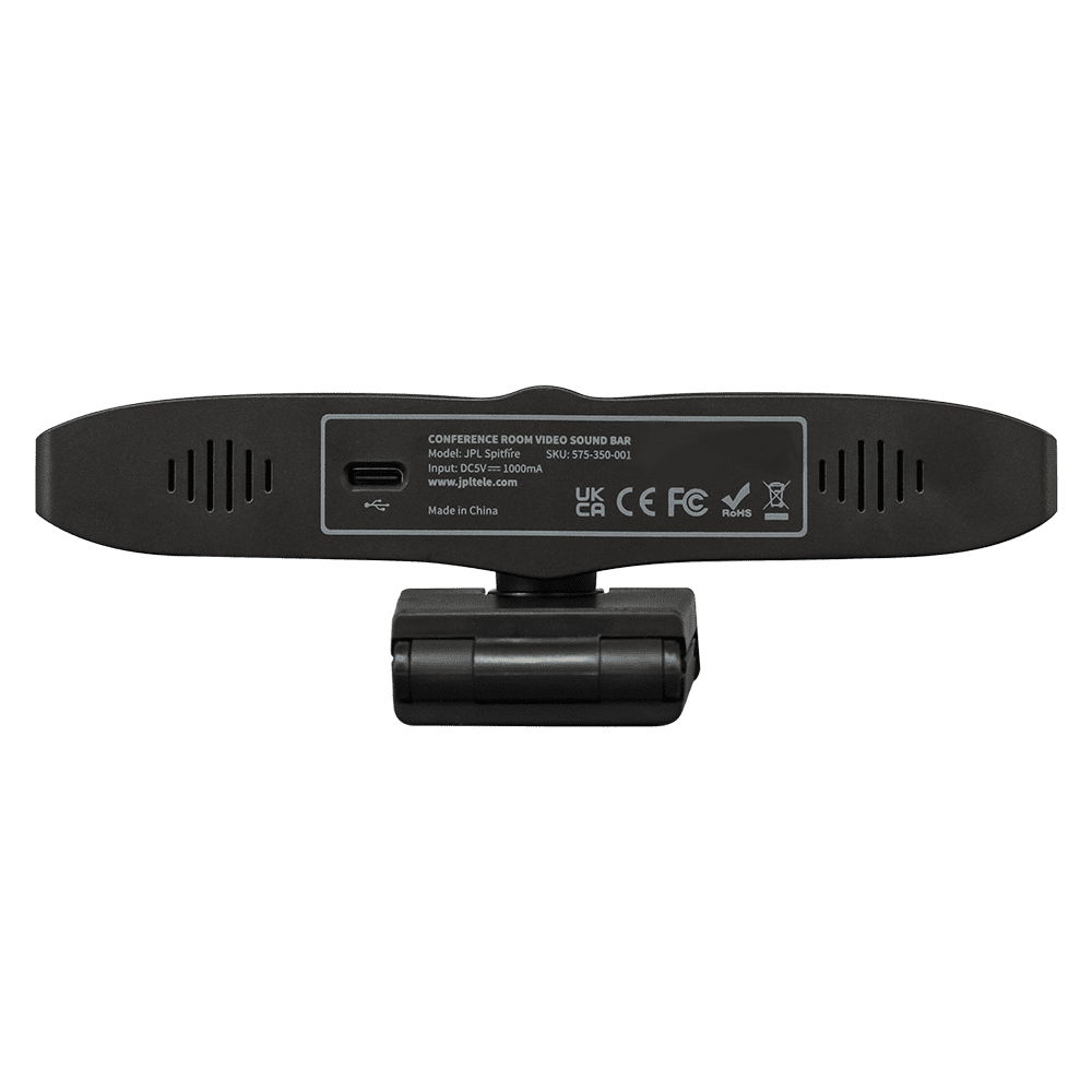 JPL Mini Conference Room Video Sound bar, 4K UHD 3840 x 2160p, negru