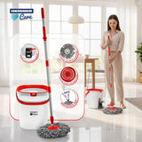 SET CURATENIE CU PEDALA WASH&DRY, CLEAN STEP, ROSU