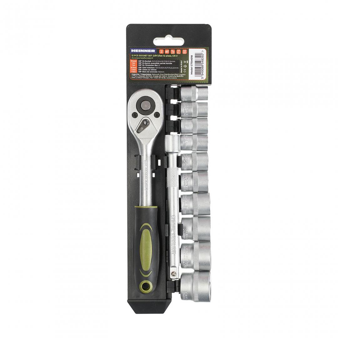 HR SET 12 PIESE 3/8"+ext. CR-V