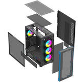 Carcasa Aqirys Sargas Mid Tower NEGRU