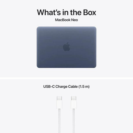 MacBook Neo 13" Retina/Apple A18 Pro (CPU 6-core, GPU 5-core, NeuralEngine16-core)/8GB/256GB - Indigo - INT KB (No Adapter) - 2026