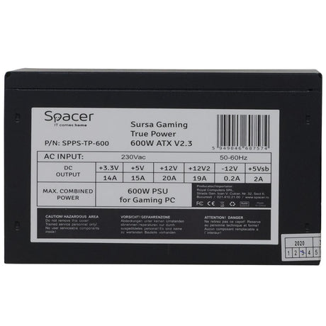 Sursa Spacer ATX True Power TP600