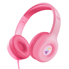 Casti Trust Nouna cu fir kids, frecventa raspuns 20 Hz - 20.000 Hz, senzitivitate 92 dB, roz