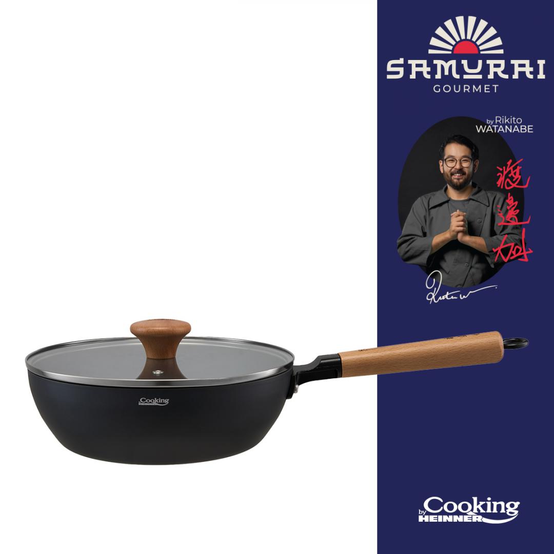 TIGAIE WOK + CAPAC 24X7.5 CM, RIKITO WATANABE, COOKING BY HEINNER