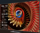 Televizor TCL Mini LED 75Q8C, 189 cm, Smart Google TV, 4K Ultra HD, (Model 2025)