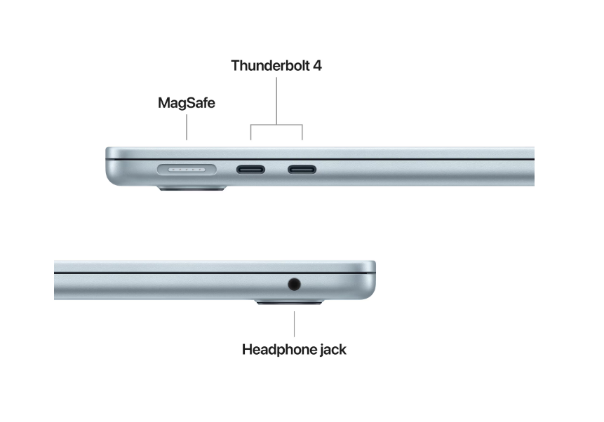 MacBook Air 13.6" Retina/Apple M4 (CPU 10-core, GPU 10-core, NeuralEngine 16-core)/32GB/512GB - sky blue - INT KB (2025) 35W  (cto f rom  MC6V4RO/A)