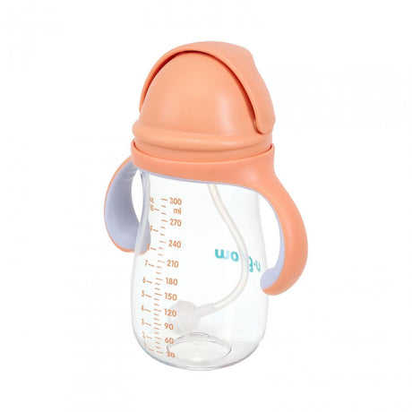 Cana cu pai tritan, orange, 300ml, U-Grow