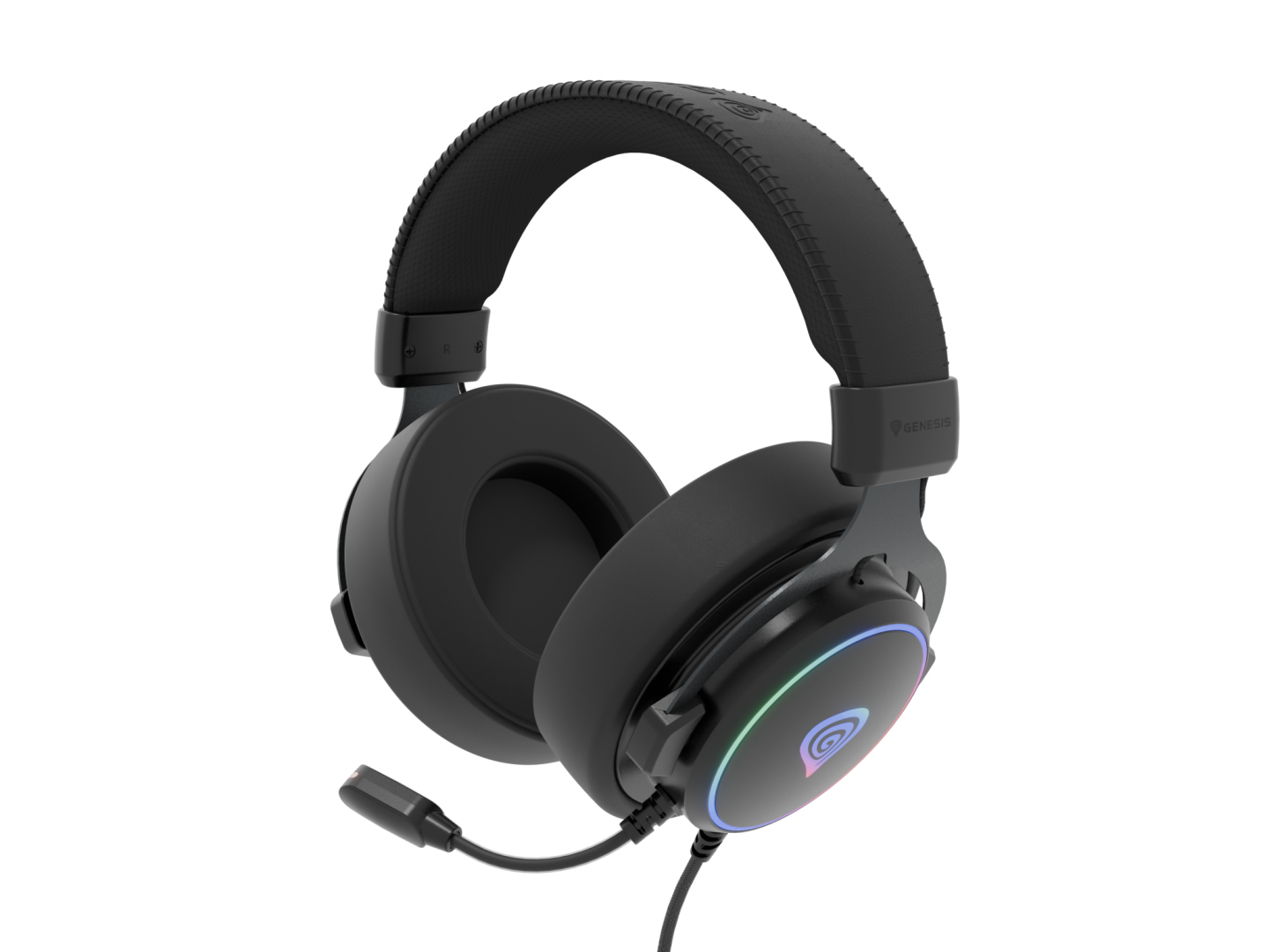 Casti Gaming Head-band GENESIS Neon 764, Wired, Negru