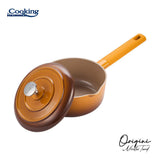 CASEROLA ALUMINIU TURNAT + CAPAC 18x8.5 CM, 1.8 L, NICOLAI TAND, ORIGINI, COOKING BY HEINNER
