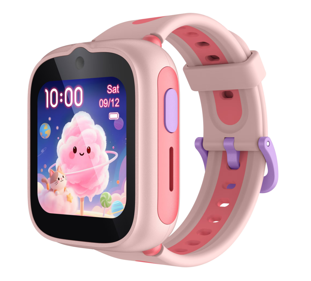Ceas SmartWatch pentru copii TCL MOVETIME Kids Watch MT48, 1.68", 4G, GPS, IP68 2ATM, Camera 2MP, Cosmic Pink