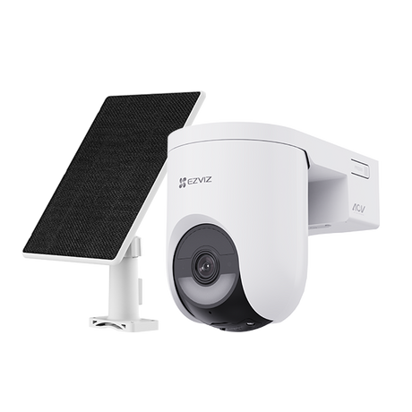 CAMERA PT 4MP 4MM CU PANOU SOLAR HB8 LITE BATTERY PT+5W SOLAR PANEL KIT, Senzor imagine: 1/3" 4-Megapixel Progressive Scan CMOS Sensor, Lentila: 4 mm @ F1.6 Diagonal angle: 90° Horizontal angle: 75° Vertical angle:40°, IR 15M, Compresie: H.265 / H.264, Conectivitate: IEEE802.11b, 802.11g, 802.11n