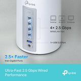 Router wireless TP-LINK DECO BE65, WIFI 7, Mesh, Tri-Band