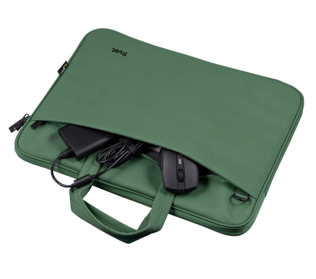 Geanta laptopuri Trust Bologna Eco 16", verde