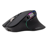 Mouse wireless Tellur Shade, silent click, rezolutie maxima 3200 DPI, iluminare RGB, negru