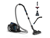 Aspirator fara sac Philips Seria 7000, tehnologie PowerCyclone 8, 900W, filtru alergenic H13, cap de aspirare Triactive + LED, perie miniTurbo pentru parul animalelor, sistem Allergy Lock