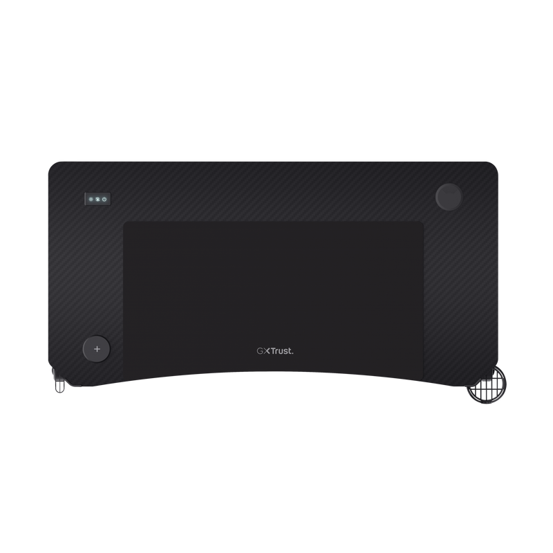 Masa gaming Trust GXT 710 Luminus Pro, iluminare RGB, greutate maxima suportata 150 kg, negru