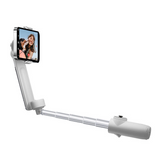 Insta360 Flow Stabilizer, lungime selfie stick incorporat 215mm, dimensiune trepied incorporat 80mm, alb