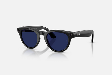 Ray-Ban Meta Headliner Gen 2 High Bridge FIT Shiny Black Clear/Sapphire Transitions 50-23