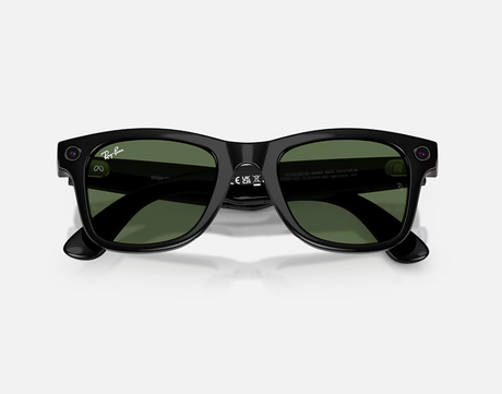 ORW4012 META WAYFARER High Bridge Fit - Shiny Black - G-15 Green Gen 2