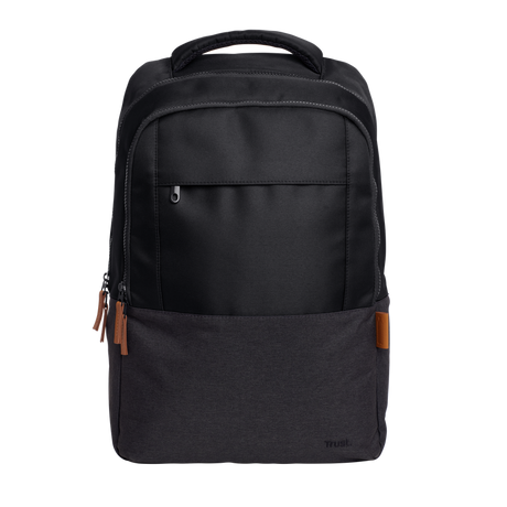 Rucsac laptop Trust Lisboa pentru laptop-uri cu diagonala de 16", material POM, RPET Polyester, RPET twill polyester, volum 23 L, negru