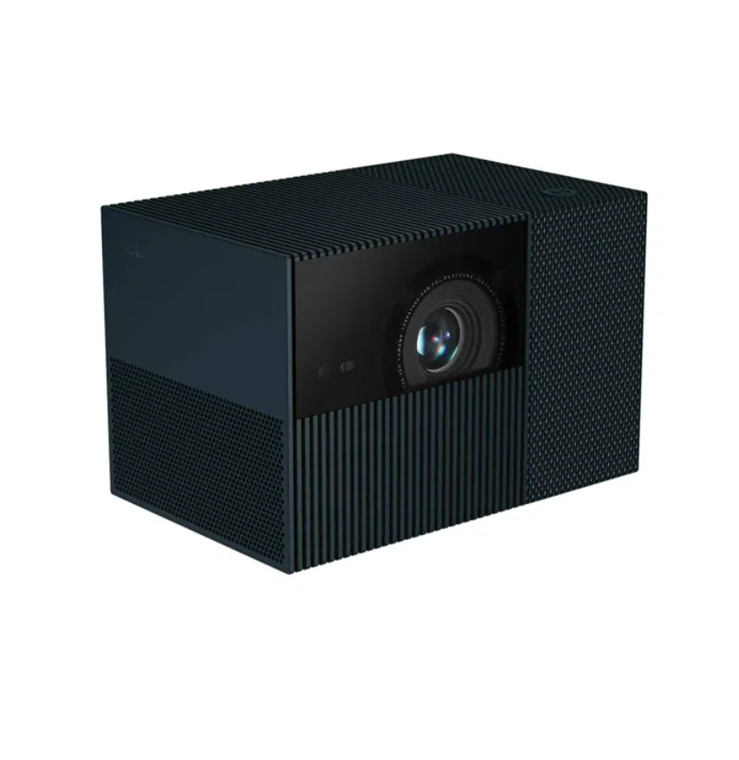 Videoproiector Portabil SMART TCL PlayCube, 1080p Full HD, Google TV. 750 Lumeni, Real-time focus, WiFi, Bluetooth, 5W Dolby Audio, baterie 66Wh