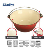 CEAUN DIN FONTA EMAILATA 37X17.5 CM, 10L, COOKING BY HEINNER
