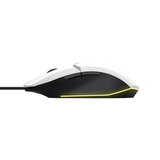 Mouse Trust GXT110W Felox cu fir, rezolutie maxima 6400 DPI, alb