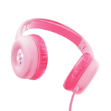 Casti Trust Nouna cu fir kids, frecventa raspuns 20 Hz - 20.000 Hz, senzitivitate 92 dB, roz