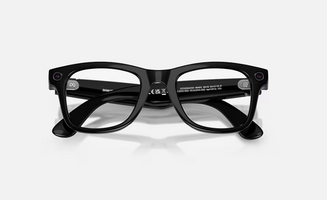 ORW4012 META WAYFARER High Bridge Fit - Shiny Black - Graphite Green Transitions® Gen 2