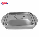 TAVA INOX CU CAPAC 36.5x22x7 CM, ZIRA, VANORA HOME