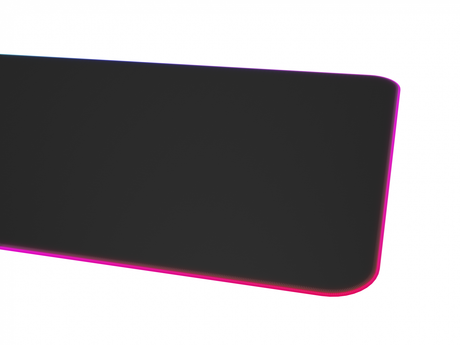 Mousepad Genesis Boron 500 XXL, iluminare RGB, material cauciuc + textil, dimensiuni 800x400x4 mm, negru