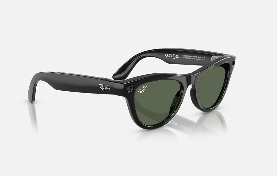 Ray-Ban Meta Skyler AI Glasses Black/Green G15