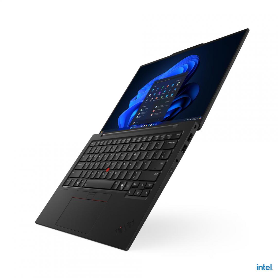 Notebook Business Lenovo ThinkPad X1 Carbon Gen 13 Aura Edition, cu procesor Intel Core Ultra 7 255U, 14'' OLED, 32 GB LPDDR5x, 1 TB SSD, Intel Graphics, Windows 11 Pro