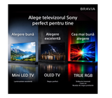 Televizor Sony BRAVIA XR 9 II True RGB LED 65XR95M2, 164 cm, Smart Google TV, 4K Ultra HD, 120Hz, Clasa E (Model 2026)