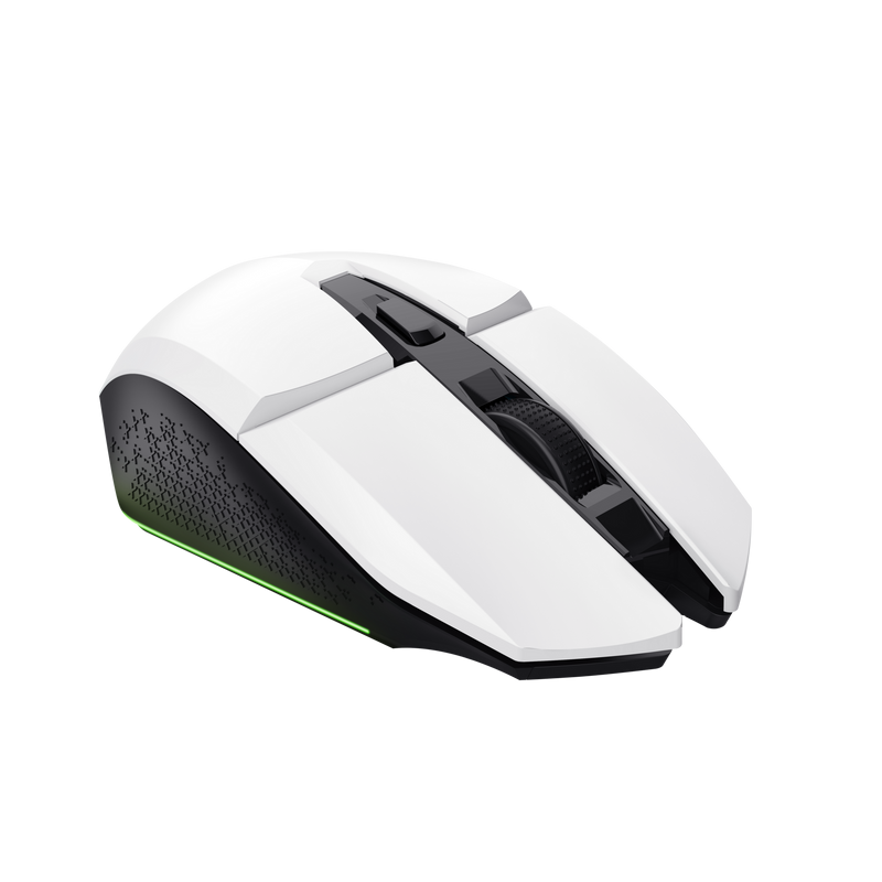 Mouse Trust GXT110W Felox cu fir,  4800 DPI, alb