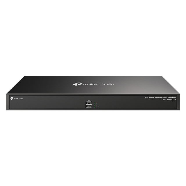 NVR TP-Link VIGI 32 canale 4032H ; 8 MP,2 SATA Interface, max 20TB, H.265+; ONVIF, etecție mișcare, linie, intruziune, persoane, vehicule etc.