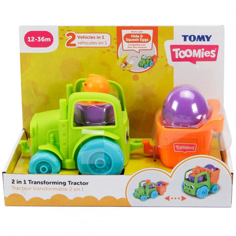 JUCARIE 2IN1 TRACTORAS, TOMY