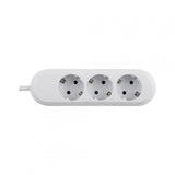 Prelungitor Bachmann SMART 3xCEE7/3, fara intrerupator, lungime cablu 5m, H05VV-F 3G1.5, alb, nedemontabil
