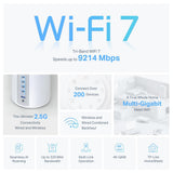 Router wireless TP-LINK DECO BE65, WIFI 7, Mesh, Tri-Band