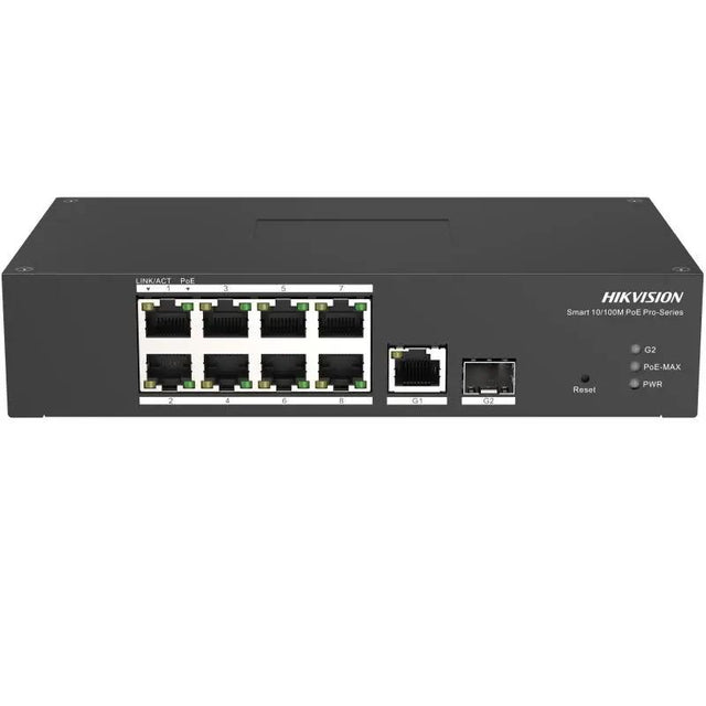 Switch Hikvision DS-3T1310P-SI/HS, Gigabit, 10 porturi, PoE