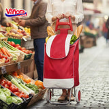 TROLER DE CUMPARATURI SMART, 35L, ROSU