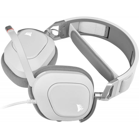 Casti cu microfon Corsair HS80 Surround 7.1, 20Hz - 40 kHz, 32ohm, 116db, driver 50mm, alb