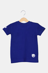TRICOU  LOGO MULTICOLOR COPII  ROYAL BLUE-4