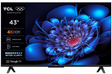 Televizor LED TCL 43P69K, 109 cm, 4K, Smart Google TV