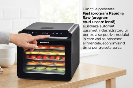 DESHIDRATOR FRUCTE SI LEGUME HEINNER NATUREDRY HFD-KD600BK