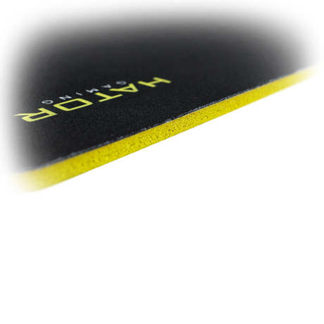 Mousepad Hator Tonn L, material cauciuc, dimensiuni 500 х 420 х 4 mm, negru