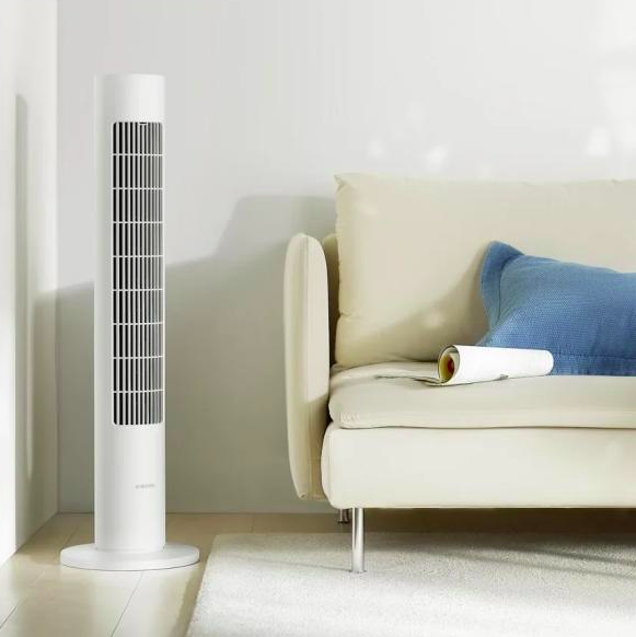 Xiaomi BPTSO2DMU. Type: Household tower fan, Product colour: White, Placement: Floor, Table. Power source type: DC, Power consumption (typical): 24 W, Energy consumption per 1000 hours: 1 kWh. Width: 290 mm, Depth: 290 mm, Height: 1014 mm