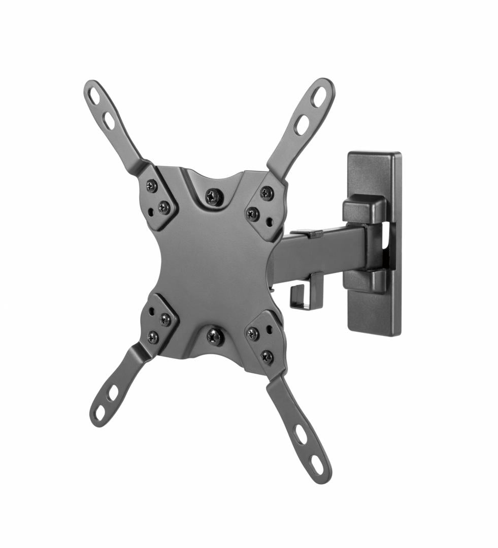 Suport de perete Akai cu inclinatie +5/-12°, diagonala display 13"-42", VESA min. 75x75, VESA max. 200x200, suporta pana la 20kg, distanta fata de perete max 190mm, negru