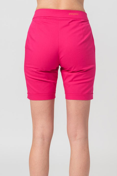 PANTALONI SCURT CASUAL FEMEI FUXIA S