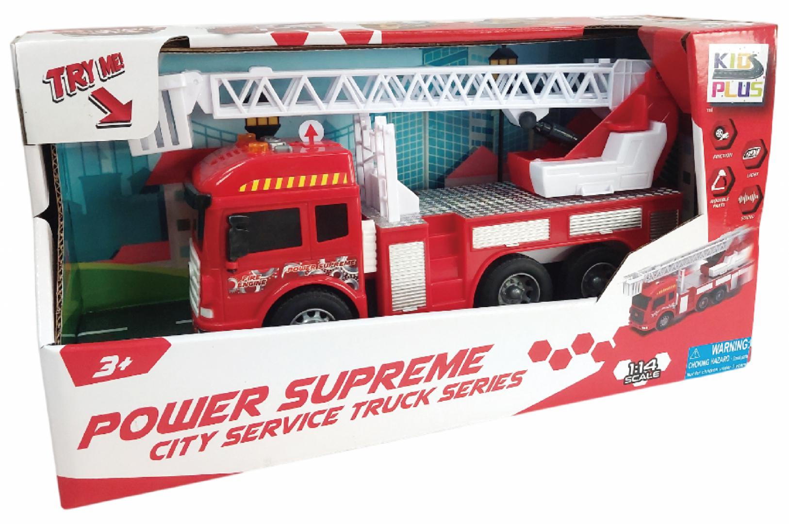 VEHICULE CU LUMINI, SUNETE  SI FRICTIUNE, SCARA 1/14, 28.5CM,AUTOSPECIALA ROSIE